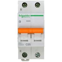 Автоматичний вимикач Schneider Electric Домовий 1P 63А (C) 4.5кА
