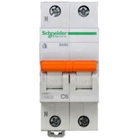 Автоматичний вимикач Schneider Electric Домовий 1P + N 6А (C) 4.5кА