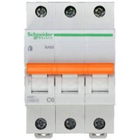 Автоматичний вимикач Schneider Electric Домовий 3P 6А (C) 4.5кА