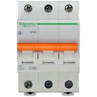 Автоматический выключатель Schneider Electric Домовой 3P 63А (C) 4.5кА