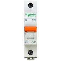 Автоматический выключатель Schneider Electric Домовой 1P 50А (C) 4.5кА