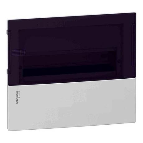 Распределительный шкаф Schneider Electric MINI PRAGMA 12 мод., IP40, встраиваемый, пластик, прозрачная дверь, с клеммами