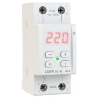 Реле контроля напряжения DS Electronics ZUBR D2-63A с термозащитой (red)