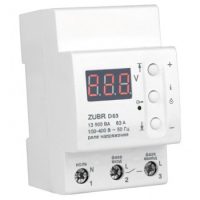 Реле контроля напряжения DS Electronics ZUBR 25A c термозащитой